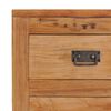 vidaXL Sideboard 125x30x75 cm Massivholz Teak