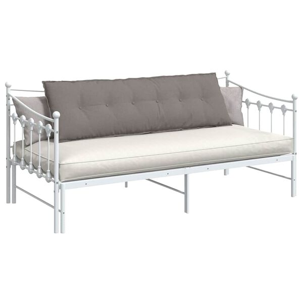 vidaXL R&uuml;ckenkissen Taupe 160 x 19 x 50 cm Stoff