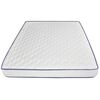 vidaXL Bett mit Memory-Schaum-Matratze Hellgrau Stoff 160&times;200 cm