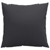 vidaXL Zierkissen 4 Stk. Schwarz 60x60 cm Stoff