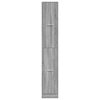 vidaXL Apothekerschrank Grau Sonoma 30x41x174,5 cm Holzwerkstoff