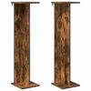 vidaXL Pflanzenst&auml;nder 2 pcs Ger&auml;ucherte Eiche 25 x 25,5 x 100,5 cm