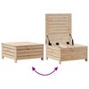 vidaXL 7-tlg. Garten-Lounge-Set mit Kissen Massivholz Kiefer