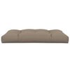 vidaXL Palettenkissen Taupe 120x80x12 cm Stoff