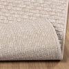 vidaXL Bereichsteppiche Rechtwinklig Creme 200 x 80 cm