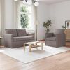 vidaXL Sofa 2 pcs Taupe