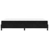vidaXL Boxspringbett mit Matratze Schwarz 120 x 200 cm Stoff