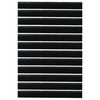 vidaXL Aufsteck T&uuml;rb&uuml;rstendichtungen 12 pcs Schwarz 100 cm