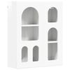 vidaXL H&auml;ngeschrank Hochglanz Wei&szlig; 59 x 20 x 71,5 cm Holzwerkstoff