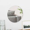 vidaXL Wandspiegel Rund &Oslash; 30 cm Geh&auml;rtetes Glas