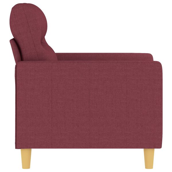 vidaXL Sofasessel Weinrot 60 cm Stoff