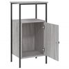 vidaXL Nachttisch Grau Sonoma-Eiche 41x31x80 cm Holzwerkstoff