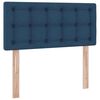 vidaXL Aufbewahrungsbett mit Matratze Blau 90 x 190 cm Holzwerkstoff