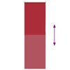 vidaXL Verdunkelungsrollo Rot 55x150 cm Stoffbreite 50,7 cm Polyester