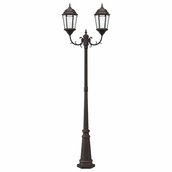 vidaXL Gartenlicht Bronze 235 cm Aluminium