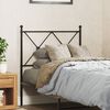vidaXL Ersatz-Kopfteil Metall Wei&szlig; 75 cm