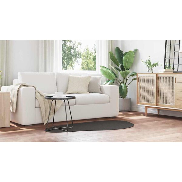 vidaXL Teppich HUARTE Anthrazit 80 x 150 cm Polyester