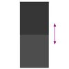 vidaXL Verdunkelungsrollo 84,4 x 230 cm, Stoffbreite 80 cm, schwarz
