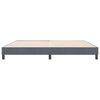 vidaXL Bettgestell ohne Matratze Dunkelgrau 180x210 cm Samt