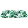 vidaXL Palettenkissen Blattmuster 80x40x12 cm Stoff