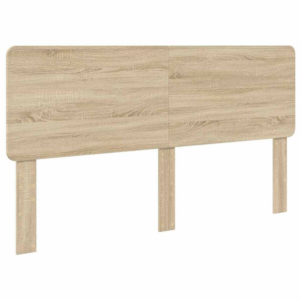 vidaXL Kopfteil mit Kopfteil Sonoma-Eiche 180 cm Holzwerkstoff