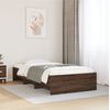 vidaXL Bettgestell ohne Matratze Braun Eiche 90x190 cm Holzwerkstoff
