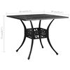 vidaXL 5-tlg. Bistro-Set Aluminiumguss Schwarz