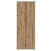 vidaXL Hochboard Artisan-Eiche 70 x 42.5 x 185 cm Holzwerkstoff