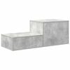 vidaXL Aufbewahrungsschrank 2 pcs Beton Grau 108 x 41 x 40 cm