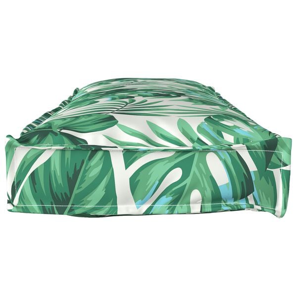 vidaXL Palettenkissenset Floral 2 pcs Blattmuster 120 x 40 x 8 cm