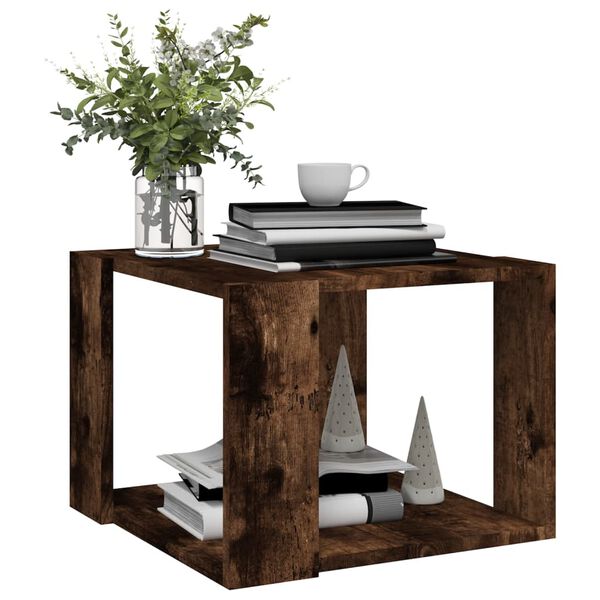 vidaXL Couchtisch R&auml;uchereiche 40x40x30 cm Holzwerkstoff