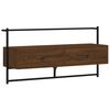 vidaXL TV-Wandschrank Braun Eiche 100,5x30x51 cm Holzwerkstoff
