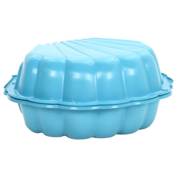 vidaXL Sandk&auml;sten 2 Stk. Blau 77x87x21 cm Kunststoff