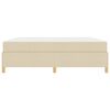 vidaXL Bettrahmen mit Matratze Creme 180 x 200 cm Stoff