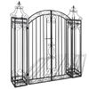 vidaXL Zierendes Gartentor Schmiedeeisen 122&times;20,5&times;134 cm