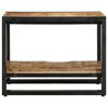 vidaXL Couchtisch 50x50x38 cm Raues Massivholz Mango