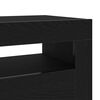 vidaXL TV-Schränk Schwarz Eichen-Optik 75 x 35 x 40 cm Holzwerkstoff