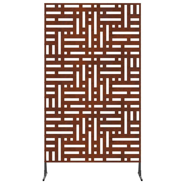 vidaXL Sichtschutz Grau 100 x 50 x 180 cm Wetterfeststahl