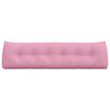 vidaXL R&uuml;cken Kissen Rosa 180 x 24 x 50 cm Stoff