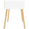 vidaXL Nachttisch Wei&szlig; 40x40x56 cm Holzwerkstoff