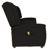 vidaXL 3-Sitzer Massagesessel Schwarz Stoff