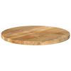 vidaXL Tischplatte &Oslash; 60x3,8 cm Rund Massivholz Mango