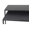 HSM Collection 2-tlg. Couchtisch-Set Quadratisch Schwarz