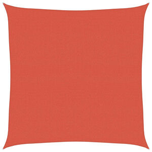 vidaXL Sonnensegel 160 g/m&sup2; Terrakottarot 7x7 m HDPE