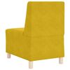 vidaXL Modulares Sofa ohne Armlehnen Gelb 55 cm Samt