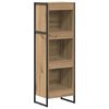 vidaXL B&uuml;cherregal 40 x 30 x 121 cm Holzwerkstoff Kunsthandwerk Eiche