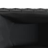 vidaXL Pflanzk&uuml;bel mit 3 T&ouml;pfen 2 Stk. Schwarz 105x30x32cm Poly Rattan