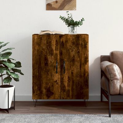 vidaXL Sideboard Räuchereiche 69,5x34x90 cm Holzwerkstoff