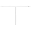 vidaXL Standmarkise Manuell Einziehbar 450x300 cm Blau/Wei&szlig;
