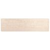 vidaXL Teppich Druck Creme 350 x 80 cm Polyester und PVC